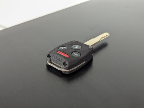 TITAN Fob for Honda 4 Button - Titanium Reinforced Key Upgrade Kit