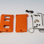3-Button Titanium Banded Key Fob Kit in Color Orange (Parts)